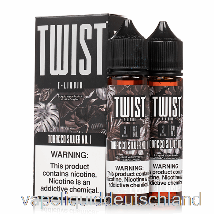 Tabak Silber Nr. 1 - Twist E-Liquid - 120 Ml 6 Mg Vape Deutschland